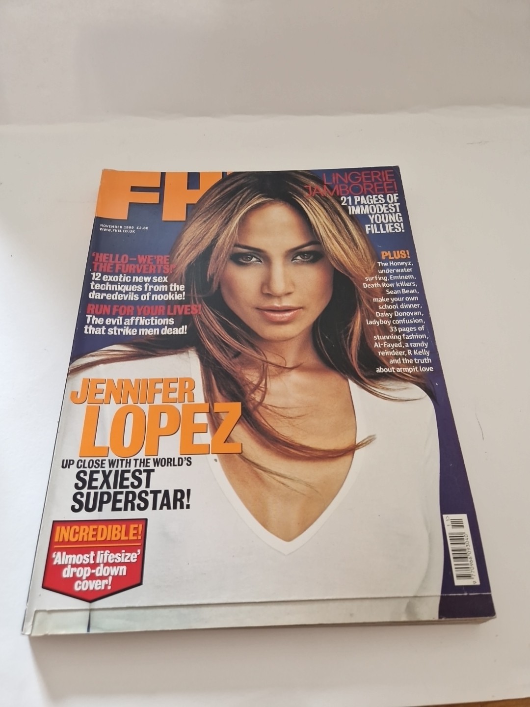 FHM Magazine November 1999 Jennifer Lopez No.118