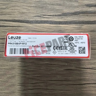 PRK318B/4P-M12 1PCS NEW LEUZE Photoelectric switch PRK318B/4P-M12