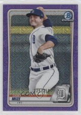 2020 Bowman Chrome Prospects Mega Box Purple Mojo Refractor /250 Casey Mize fm0