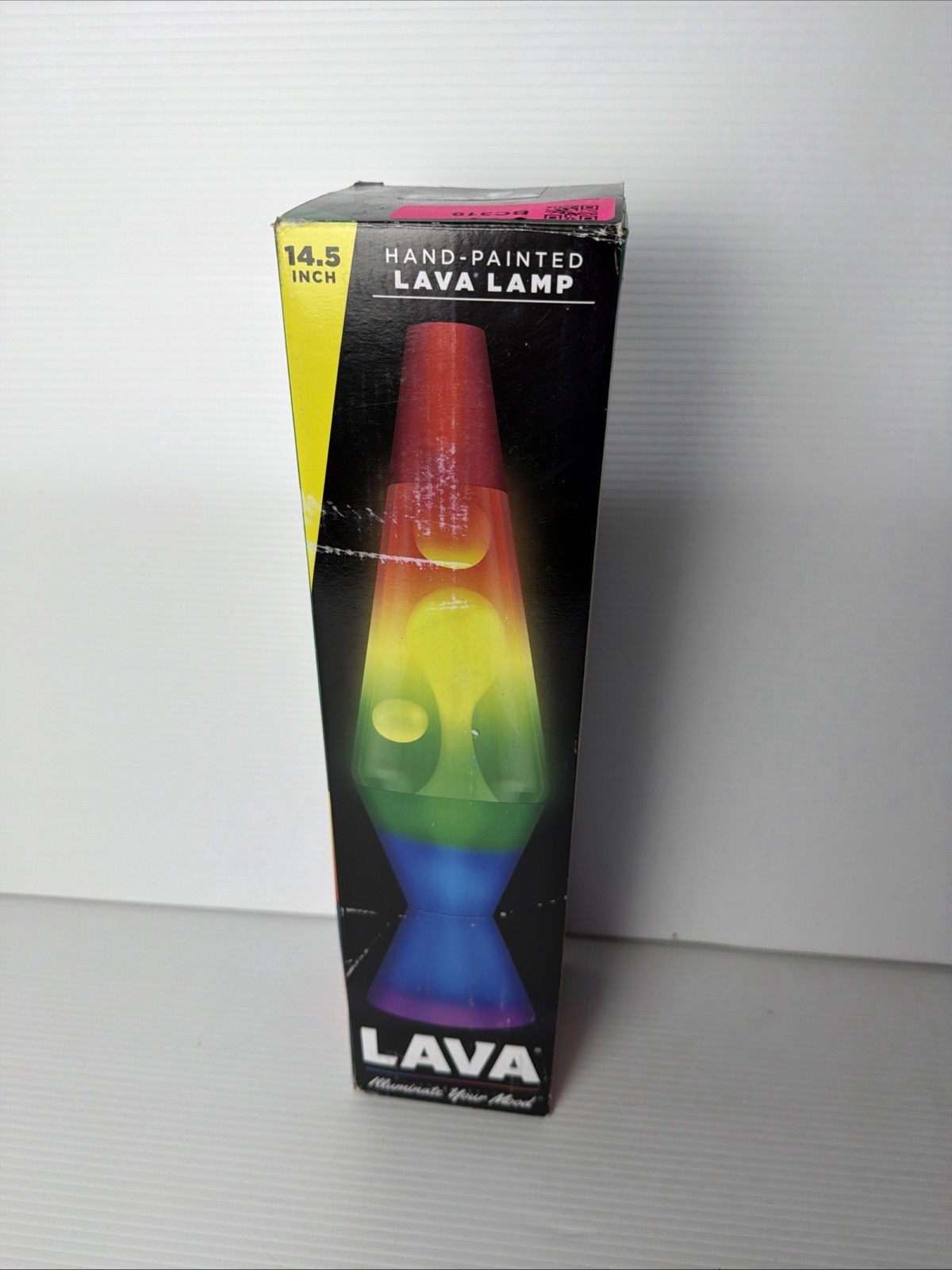 New Lava Lite 14.5'' Rainbow - Tricolor Lava Lamp Decor, Lamp