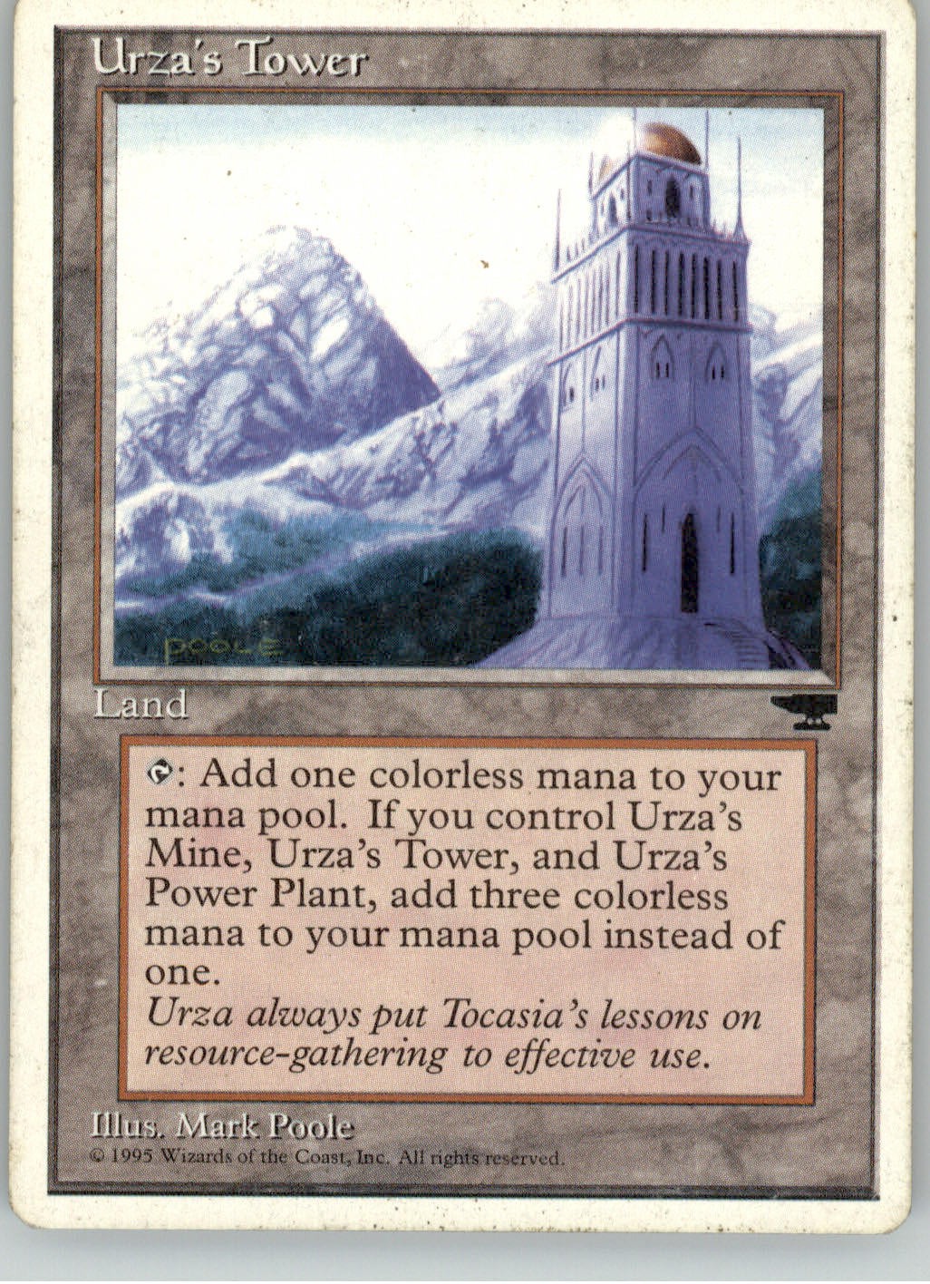 Urza's Tower (Mountains) - Chronicles - MP Magic: The Gathering
