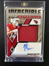 2024  Phoenix - Incredible Inked Materials Michael Wilson #IIM-MWM /49 (AU, MEM)