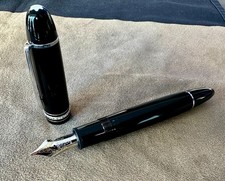 MONTBLANC MEISTERSTÜCK PLATINUM-COATED 149 FOUNTAIN PEN [M] 18K w/ orig. receipt