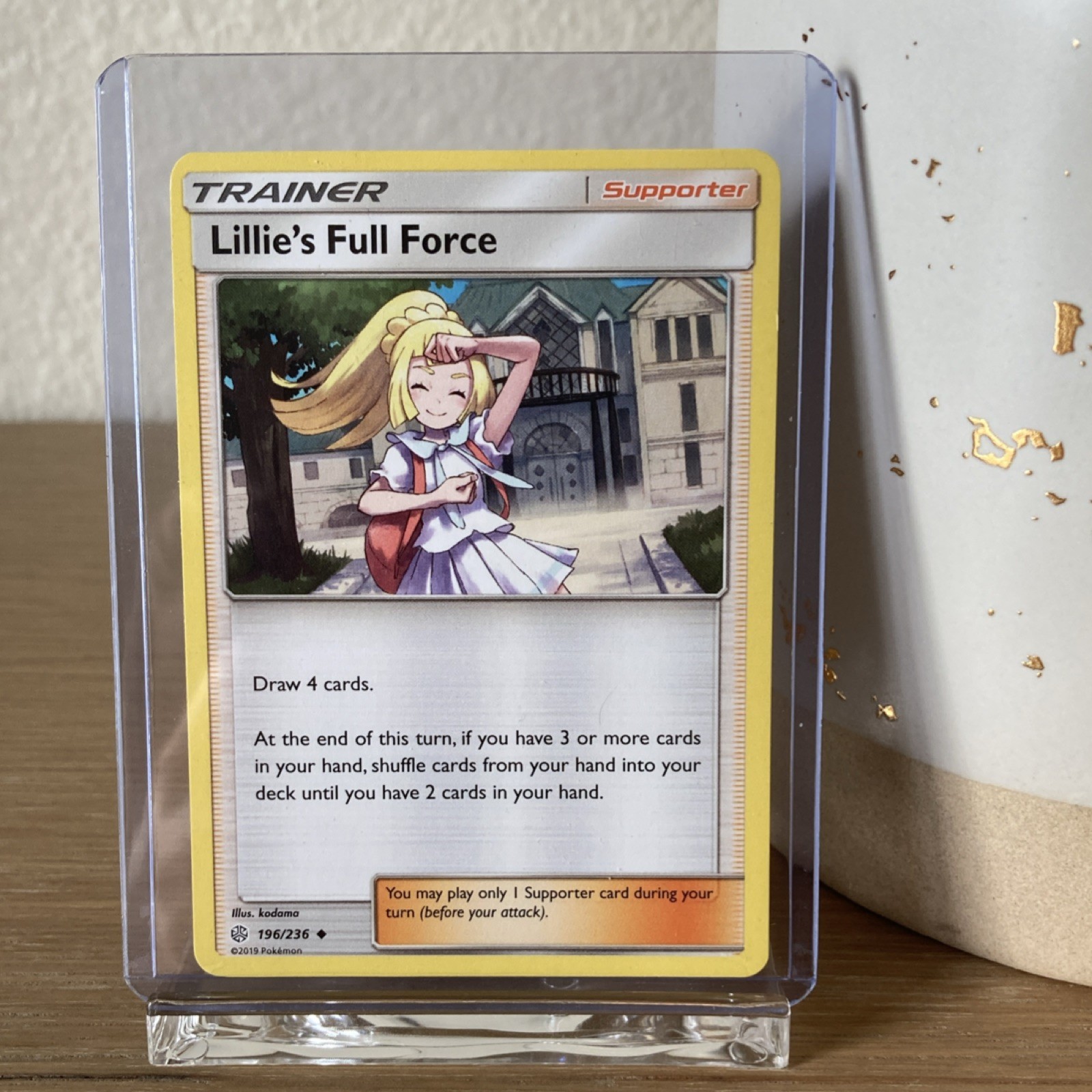 Pokémon Lillie's Full Force SM-Cosmic Eclipse 196/236 Uncommon Trainer
