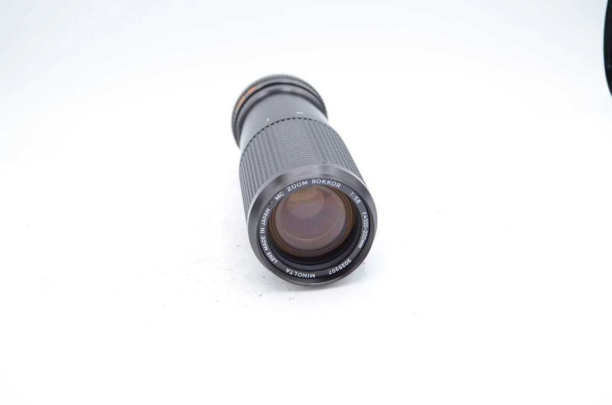 Minolta 100-200mm F/5.6 Rokkor MC Mount Manual Focus Zoom Lens | eBay