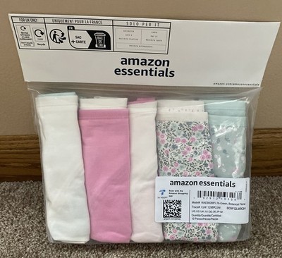 New 10 Pack Amazon Essentials Women's Cotton Bikini Brief Underwear Size XS