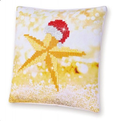 Needleart World Diamond Dotz Mini Pillow Kit DDP2.035 ~ Christmas Star  ~ 