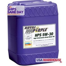 Royal Purple 35530 One Hps Multi-grade Motor Oil 5w30 5 Gallon Pail Performance