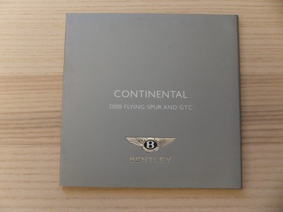 BENTLEY CONTINENTAL FLYING SPUR GTC Presse CD 2007 2008 Prospekt PRESS-KIT