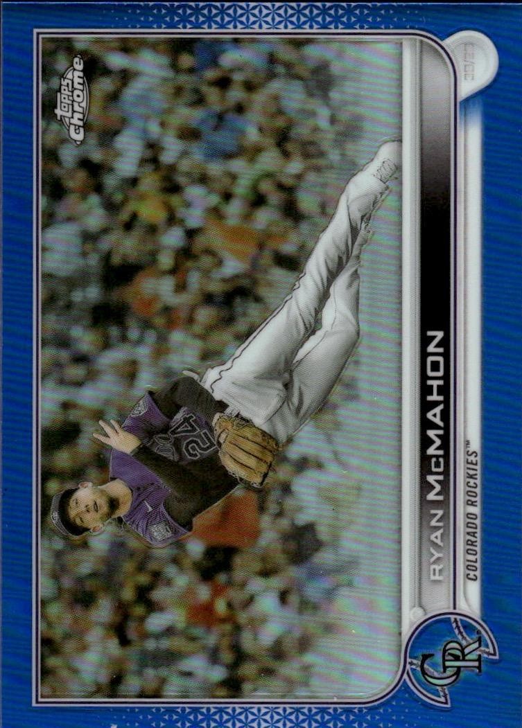 2022 Topps Chrome #163 Ryan McMahon Blue Refractor #/150