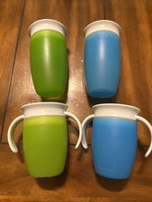 Lot Of 4 Munchkin Miracle 360 Trainer Cup (2-...