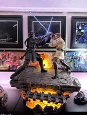 1 DAY SALE!! Obi-wan Vs Anakin Mustafar Star Wars EPIII 1/4 Statue