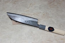 Tosa Tsukasa Kurouchi Santoku knife white 1 steel 165 mm magnolia handle USA