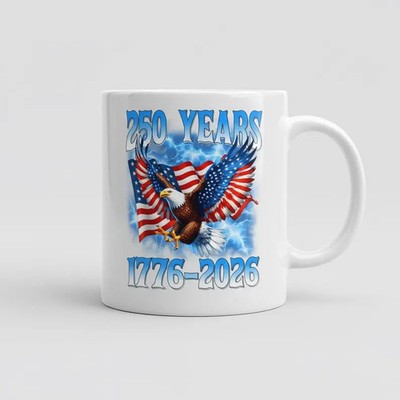 American Eagle Flag Patriotic Mug USA Gift