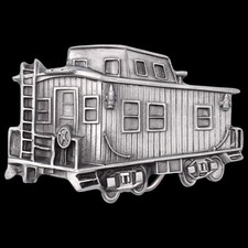 Train Car Caboose Belt Buckle