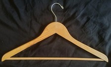 Pre-Owned Wood Hangers 9 Suit / 3 Coat - FREE Shipping