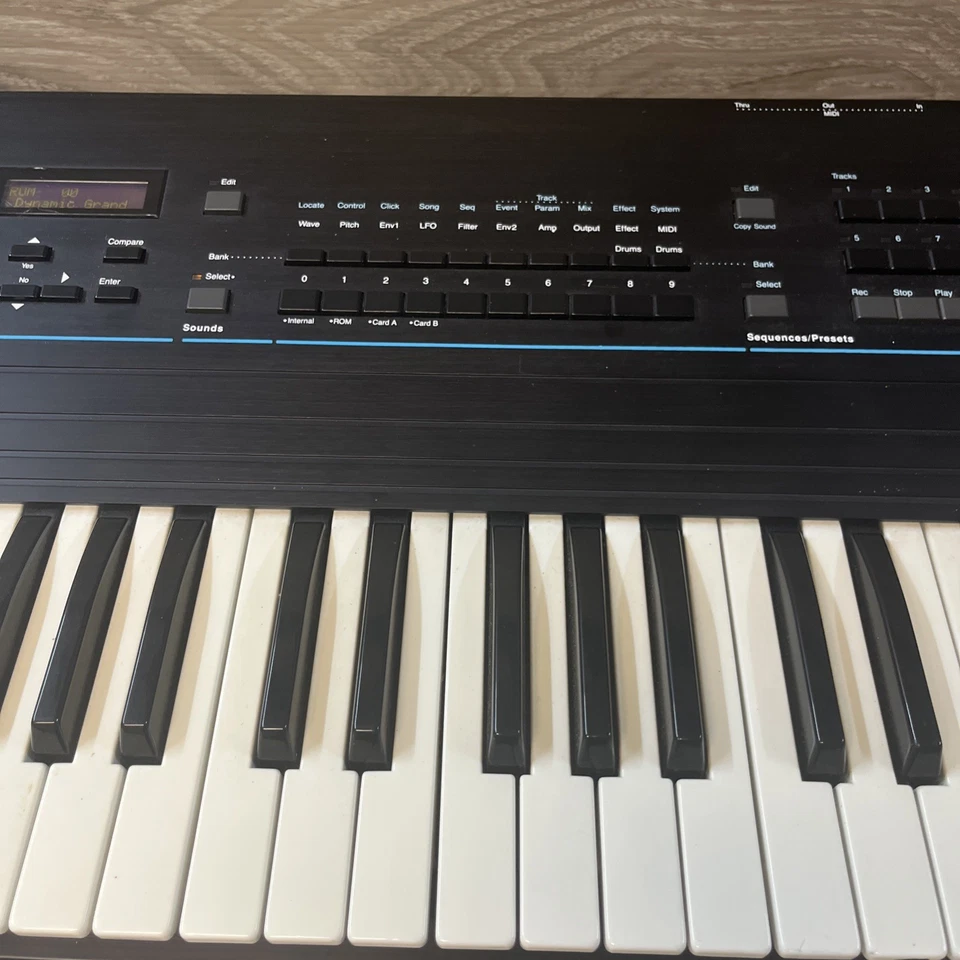 ENSONIQ SQ-1 Plus TransWave 32 Voice Music Studio Synthesizer - Vintage USA 1991 - Image 4 of 4