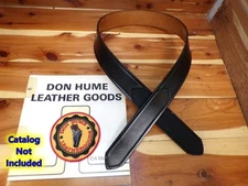 B125 36" DON HUME Black Leather 1.5" Buckleless H&L Garrison or Gun Holster Belt