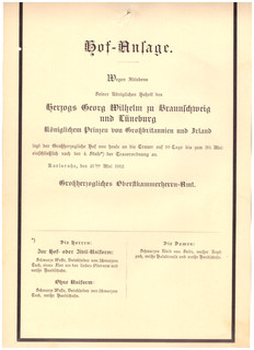 Court announcement mourning 1912 Duke G. W. of Brunswick and Lüneburg (163)