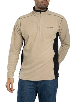 Columbia Pour des hommes Polaire à demi-zip de la gamme Klamth, Beige - Photo 1/4