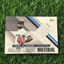 Sandy Alcantara 2024 Topps Series One Baseball Game Used Relic #MLM-SA Marlins