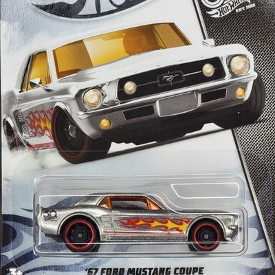 2018 HOT WHEELS ZAMAC '67 FORD MUSTANG COUPE 50TH ANNIVERSARY 1:64