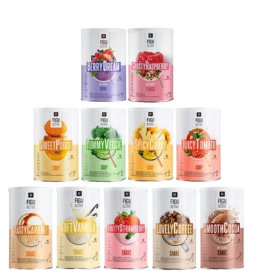   LR  Body Mission Strawberry, Vanilla, Coffee, Caramel, Flakes, Berry Bowl NEU