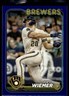 2024 Topps Series 1 - Joey Wiemer #9 Royal Blue
