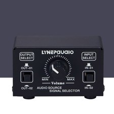 2 In 2 Out Audio Source Signal Selector Switcher RCA Interface B501