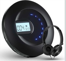 NEW Arafuna Portable Rechargeable CD Player, Car Travel Anti-Skip LCD Display