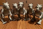 1980 Kenner Star Wars Tauntaun  Closed & Open Belly Lot of 5 Toys ESB Empire