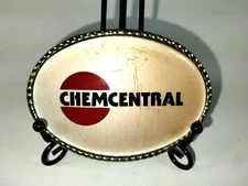 CHEMCENTRAL Belt Buckle SOUTHWEST BUCKLE DESIGNS VINTAGE TEXAS