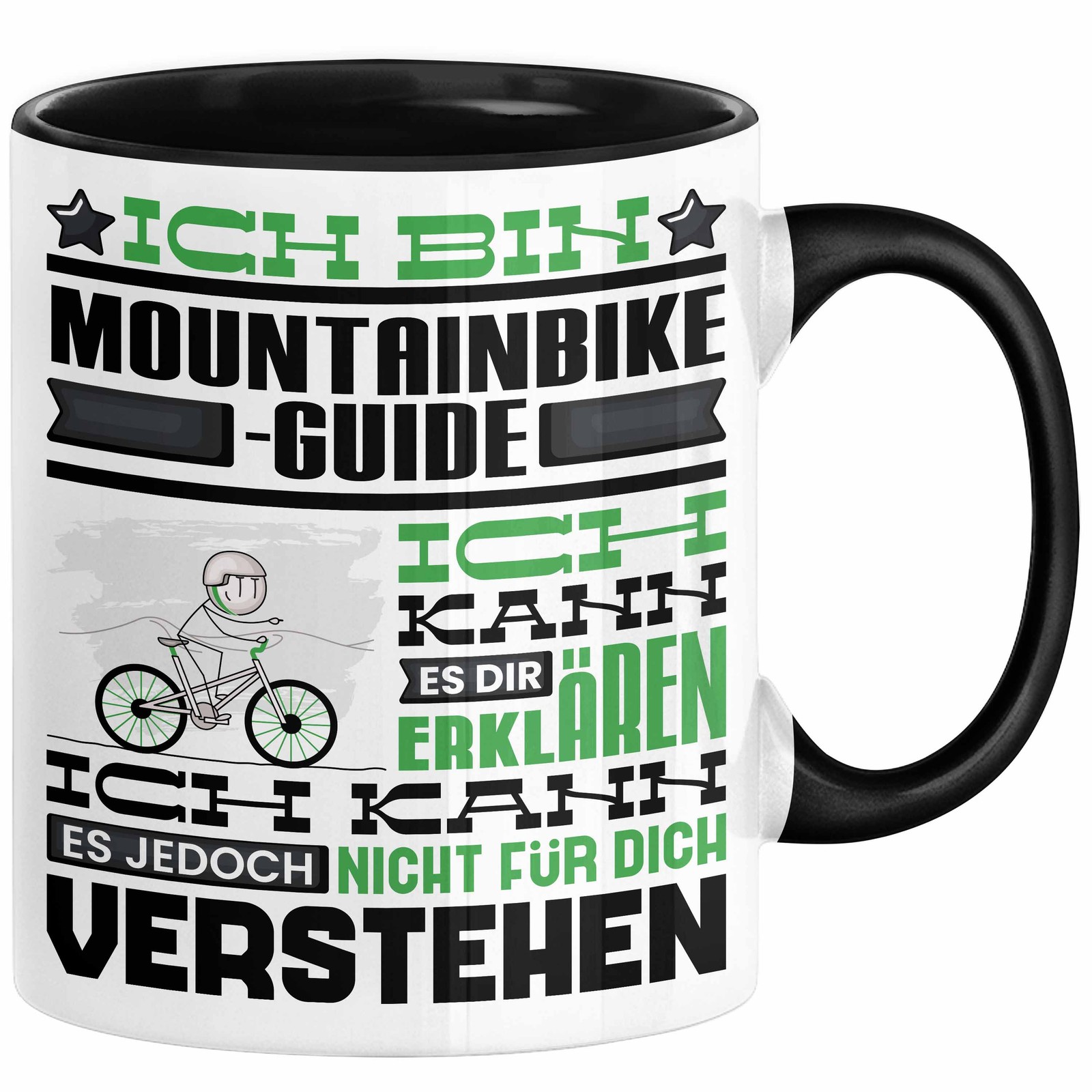 Guida Mountain Bike Regalo Tazza Caffè Idea Regalo per Guida Mountain Bike Io foto 3