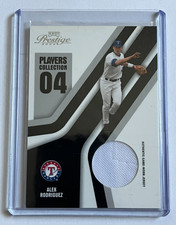 Alex Rodriguez Authenticated Game Worn Prestige Prestige Jersey Card