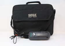 Genuine Vintage Black Sega Game Gear Case w/ Strap  Rechargeable Battery Pack