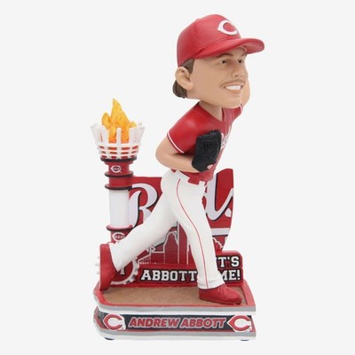 Andrew Abbott Cincinnati Reds Major League Debut Bobblehead MLB Baseball