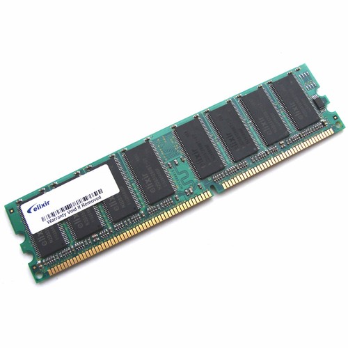 Elixir DDR1 1GB 400MHZ PC3200 RAM Memory Module Dimm Desktop Computer Desktop