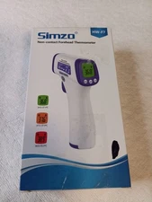 SIMZO HW-F7 NON-CONTACT FOREHEAD THERMOMETER MEMORY RECALL BEEPER BACKLIT DISP