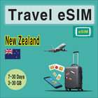 [eSIM] Carte SIM Voyage Nouvelle-Zélande, 15-30 Jours, 5-20Go, QR Code, Livraison Rapide