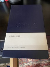Moleskine Custom Edition A5 Hard Cover Ruled Notebook Blue Corporate Brand New