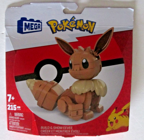 Mattel Mega Construx Pokemon Eevee Bausteine-Figur (HDL84) Neu Und Ovp-image