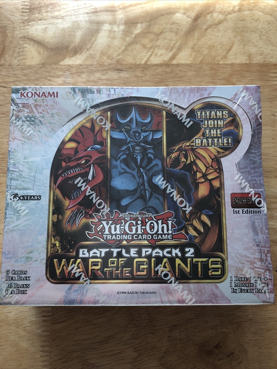 YuGiOh! Battle Pack 2 War of the Giants Booster Box 1st Edition