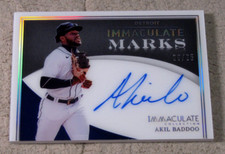 2022 Panini Immaculate Marks Akil Baddoo Auto Autograph /25