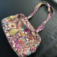 Vera Bradley Blush Pink Floral Print Stroll Around Baby Diaper Bag