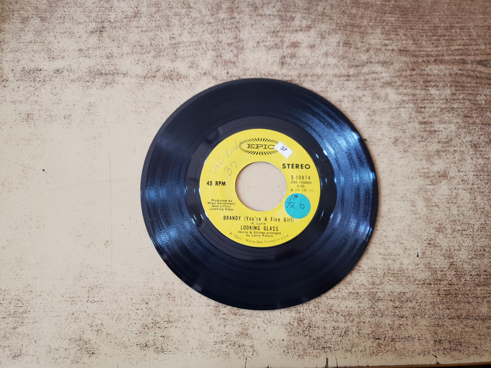 MEGARARE 1970s MINT-EXC Looking Glass ‎ Brandy (You're A Fine Girl)/one 10874 45