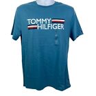T-Shirt Men's Medium Blue Sleeve Flag New New ListingTommy Hilfiger Fall '21 Graphic Stripe