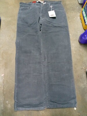 Blue Levis Strauss Corduroy Jeans 559 38 x32 NEW TAGS Yr 2004