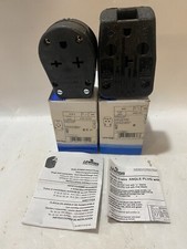 Leviton 931 3-Wire, 2-Pole Angle Plug,50A,250V And 275-T 3 Pole 4 Wire Angle