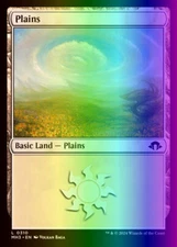 MTG Magic the Gathering Plains (310/703) Modern Horizons 3 LP FOIL