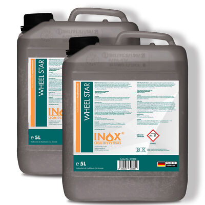INOX  Felgenreiniger Konzentrat 2x5 L - Spezial Felgen Reiniger für Alu & Stahl